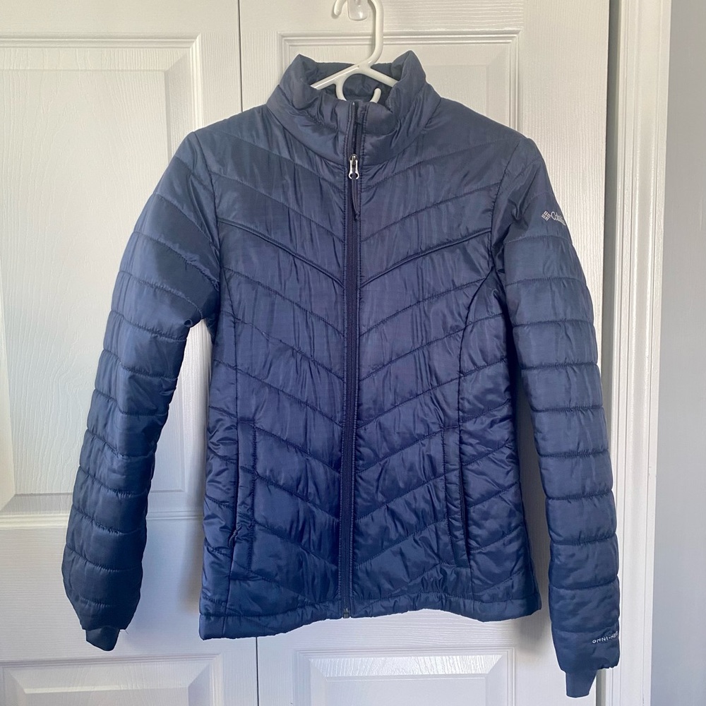 Columbia OMNI heat Navy Quilted Jacket